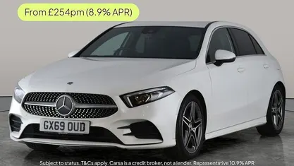 White Used 2019 Mercedes A200 AMG line Hatchback | £16,084 (Fair price)