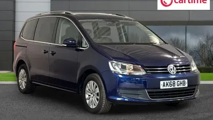 Used VW Sharan SE 150 HP (110 kW) 2018 Blue MPV