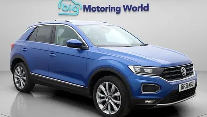 Used VW T-Roc SEL 150 HP (110 kW) 2021 Blue SUV