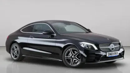 Used Mercedes C220 AMG Line Premium 194 HP (142 kW) 2019 Black Coupe