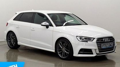 Begagnad Audi S3 Sportback Performance 310 HK (228 kW) 2017 Vit Halvkombi