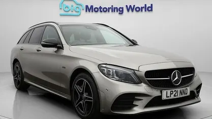 Used 2021 Mercedes C300e AMG line Estate | £21,700 (Fair price)