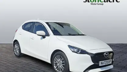 Used Mazda 2 Exclusive-Line 116 HP (85 kW) 2023 White Hatchback