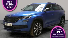 Blue Used 2021 Skoda Kodiaq SportLine SUV | £26,324 (Good price)
