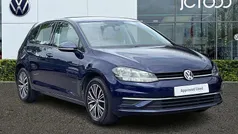 Blue Used 2018 VW Golf VII SE Hatchback | £11,938 (Fair price)