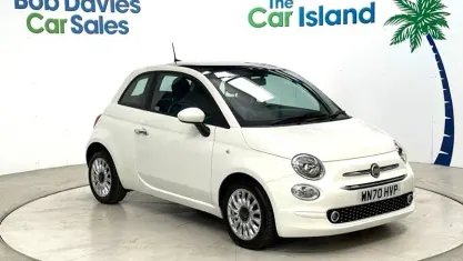 Used Fiat 500 Lounge 70 HP (51 kW) 2020 White Hatchback