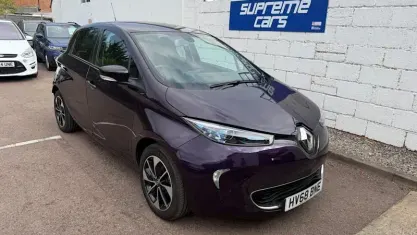 Used Renault Zoe Dynamique 80 kW (109 HP) 2018 Purple Hatchback