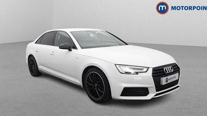 Used Audi A4 Black Edition 150 HP (110 kW) 2018 White Sedan