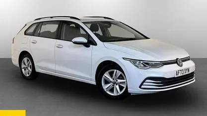 White Used 2023 VW Golf VIII Life Estate | £15,495 (Fair price)