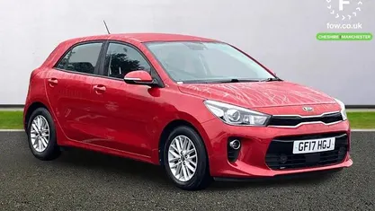 Red Used 2017 Kia Rio Advance Hatchback | £9,299 (Fair price)