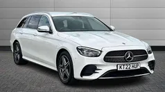 White Used 2022 Mercedes E300 AMG line Estate | £31,995 (Super price)