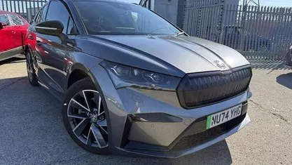 Used Skoda Enyaq iV SportlinePlus 210 kW (286 HP) 2024 Grey SUV