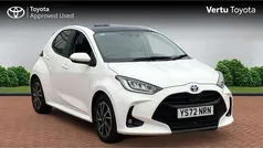 White Used 2022 Toyota Yaris Hybrid Design Hatchback | £18,312 (Fair price)