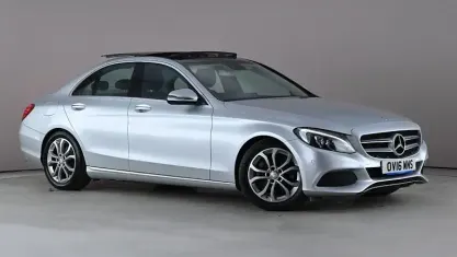 Used Mercedes C220 Premium Plus 170 HP (125 kW) 2016 Silver Sedan