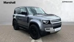 Premium metallic carpathian grey Used 2021 Land Rover Defender SUV | £41,682 (Fair price)