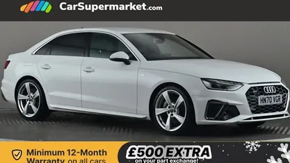 White Used 2020 Audi A4 S-Line Sedan | £21,697 (Super price)
