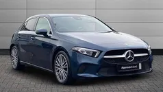 Denim blue Used 2021 Mercedes A180 Executive Hatchback | £20,250 (Fair price)
