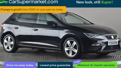 Used Seat Leon FR 131 HP (96 kW) 2019 Black Hatchback