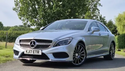 Used Mercedes CLS350 AMG line 258 HP (189 kW) 2017 Silver Sedan
