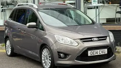 Used Ford Grand C-Max Titanium 140 HP (102 kW) 2014 Brown MPV