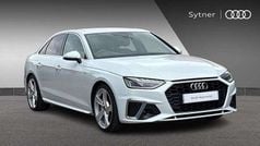 White Used 2023 Audi A4 S-Line Sedan | £23,500 (Fair price)