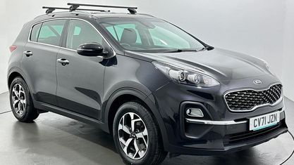 Gebraucht Kia Sportage 136 PS (100 kW) 2021 Schwarz SUV