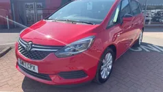 Red Used 2017 Vauxhall Zafira Tourer Design Edition MPV | £7,998 (Fair price)