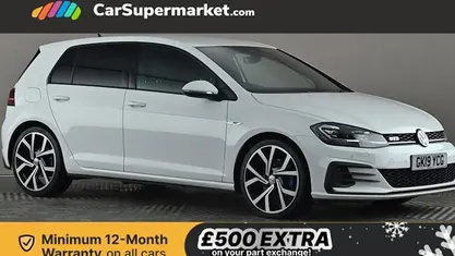 White Used 2019 VW Golf VII GTD Hatchback | £19,197 (Good price)