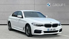 White Used 2019 BMW 520 M Sport Sedan | £17,990 (Fair price)