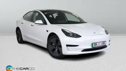 Used Tesla Model 3 Standard Range 235 kW (320 HP) 2021 White Sedan