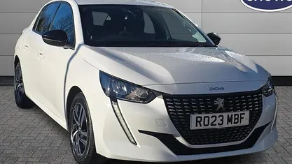 White Used 2023 Peugeot 208 Allure+ Hatchback | £12,251 (Fair price)