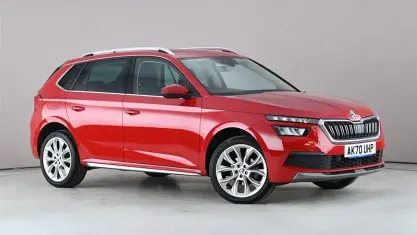 Käytetty Skoda Kamiq SE L 150 HP (110 kW) 2020 Punainen Katumaasturi
