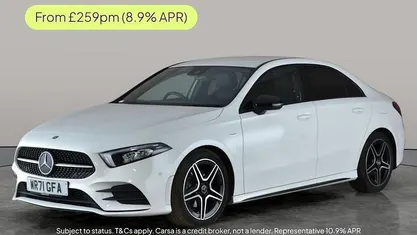 White Used 2021 Mercedes A180 Executive Sedan | £19,031 (Fair price)
