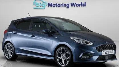 Used Ford Fiesta ST-Line 125 HP (91 kW) 2020 Blue Hatchback
