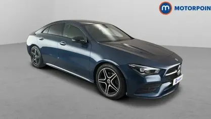 Used Mercedes CLA180 AMG line 136 HP (100 kW) 2022 Blue Coupe