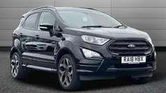 Black Used 2018 Ford Ecosport ST-Line SUV | £10,291 (Fair price)