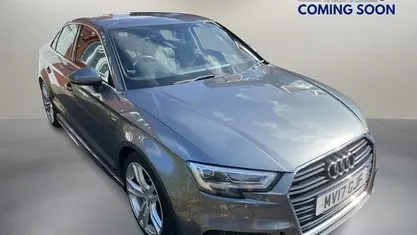 Used Audi A3 S-Line 150 HP (110 kW) 2017 Grey Sedan