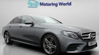 Used Mercedes E220 AMG line 194 HP (142 kW) 2018 Grey Sedan