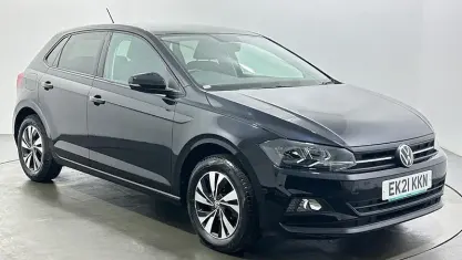 Used VW Polo Match 80 HP (58 kW) 2021 Black Hatchback