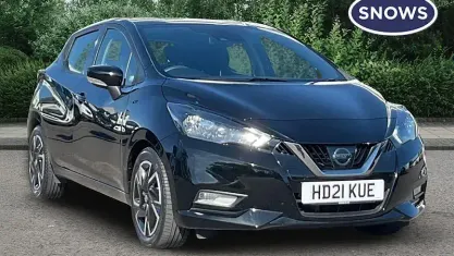 Used Nissan Micra Acenta 92 HP (67 kW) 2021 Black Hatchback