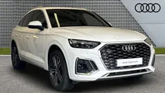 White Used 2021 Audi Q5 Sportback S-Line SUV | £31,995 (Fair price)