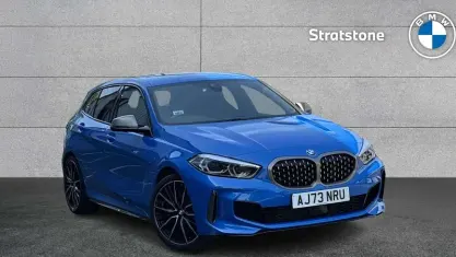 Used BMW M135 Shadowline 306 HP (225 kW) 2024 Blue Hatchback