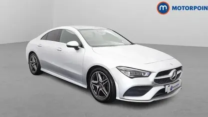 Used Mercedes CLA180 AMG line 136 HP (100 kW) 2021 Silver Coupe