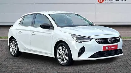 Used Vauxhall Corsa Elite 75 HP (55 kW) 2021 White Hatchback
