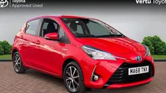 Red Used 2018 Toyota Yaris Hybrid Hatchback | £12,050 (Fair price)