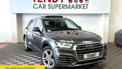 Used Audi Q5 S-Line 190 HP (139 kW) 2018 Grey SUV