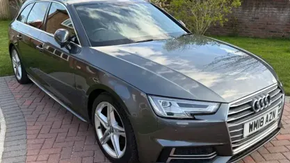 Begagnad Audi A4 S-Line 190 HK (139 kW) 2018 Grå Kombi