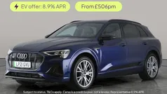 Blue Used 2021 Audi e-tron Black Edition SUV | £28,432 (Fair price)