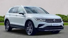 White Used 2021 VW Tiguan Elegance SUV | £27,399 (Fair price)