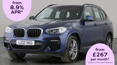 Blue Used 2021 BMW X3 M Sport SUV | £19,674 (Good price)
